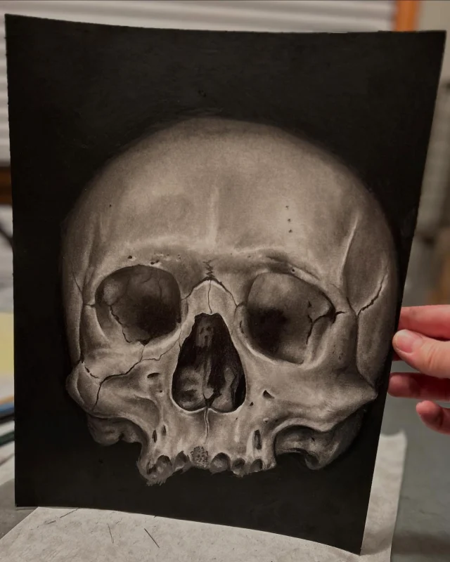 Haven’t had the time to sit and draw in awhile so it felt great to burn a couple hours away on this the last few nights.  Just as Kicking Wing from Joe Dirt only liked snakes and sparklers I’m just really into skulls and roses.