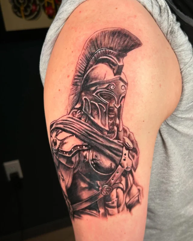 Got a good start to this cover up on my dude Taylor!  Can’t wait to get into the next couple of sessions on this arm!  Swipe ➡️ to the last photo to see what was there before!