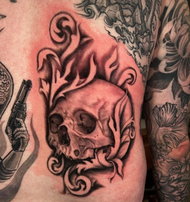 Thank you for always putting up with me @zritt8 I appreciate you a ton my dude!  He got red as hell today so excuse that!  We have maybe another hour or so to tighten up a few areas and add some highlights! 💀