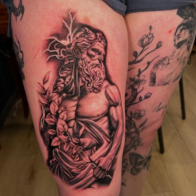 Long day on one of the toughest clients I know!  Thank you so much @monica_johnson277 for being awesome, getting cool tattoos, and giving me artistic freedom!  I appreciate you a ton! 🤙🏻