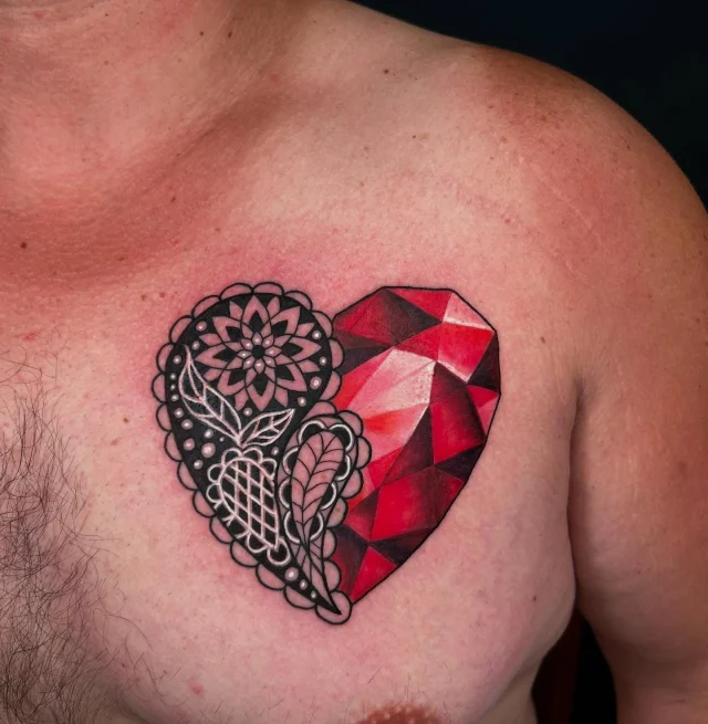 I think I forgot to post this one from awhile back but nonetheless challenging and fun piece on my buddy Jay for his two daughters!  Blends both their names Paisley and Ruby together!  Thanks again Jay!